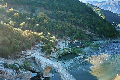 Sources thermales de Benjë, près de Përmet - Albanie