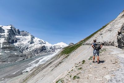 Vue du glacier Pasterze - Autriche