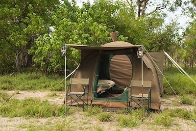 Safari itinérant - Nuit sous tente - Botswana