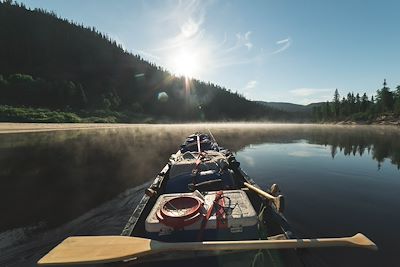 Canoé sur la rivière Mistassini - Canada