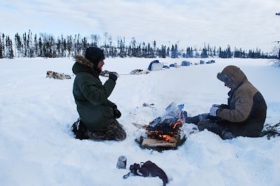 Repas au feu de bois - Québec - Canada