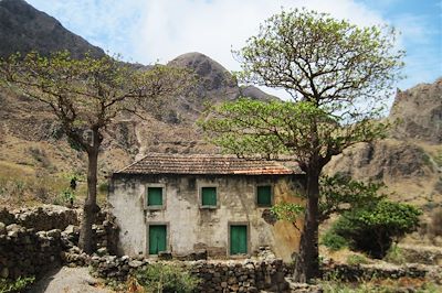 Maison typique sur l'île de Brava - Cap Vert