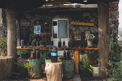 vente de vin à Chã das Caldeiras