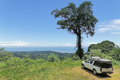 Panorama sur l'Océan Pacifique au Costa Rica 