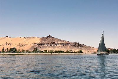 Les berges du Nil - Assouan - Egypte