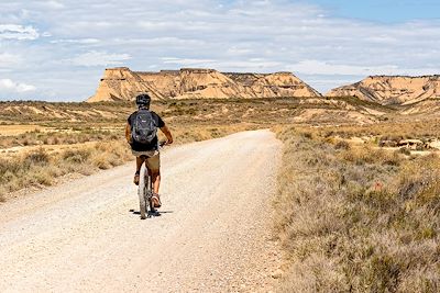 Vélo - Bardenas Reales - Navarre - Espagne
