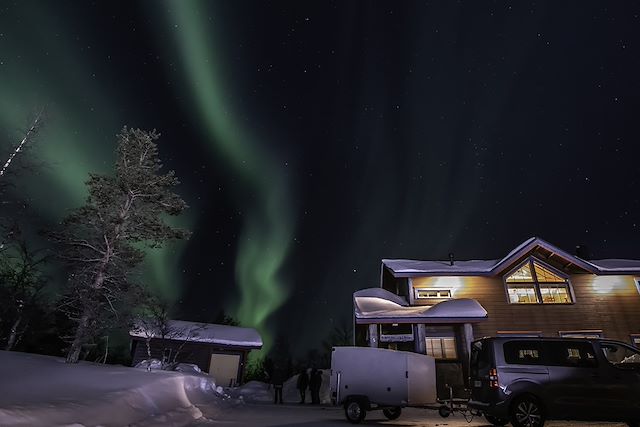 Aurores boréales Finlande Laponie finlandaise