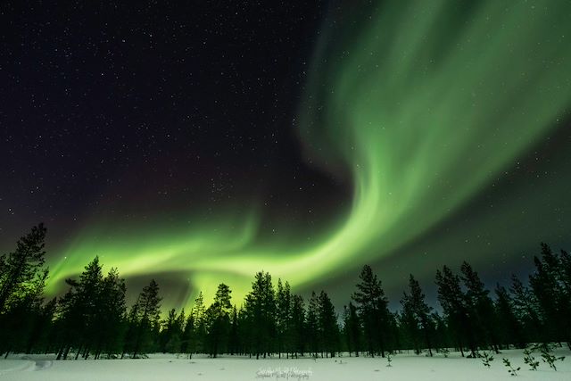 Aurores boréales Finlande Laponie finlandaise