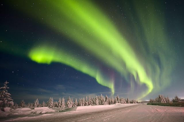 Aurores boréales Finlande Laponie finlandaise