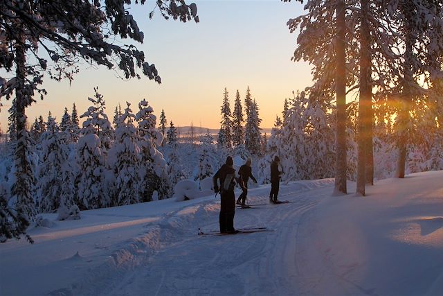 Ski de fond Finlande Laponie finlandaise