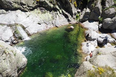 Randonnée en Ardèche - France