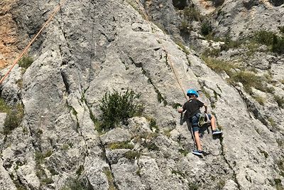 Escalade dans le Mercantour - France