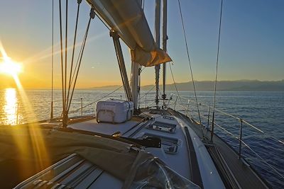 Croisière sur un voilier - France