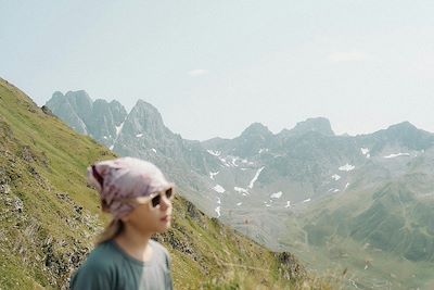 Randonnée en famille en montagne