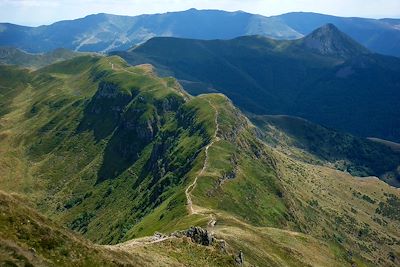 Crêtes du Plomb du Cantal et Puy Grioux - France