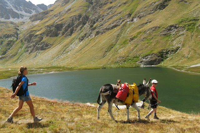 Randonnée avec âne France Alpes du Sud