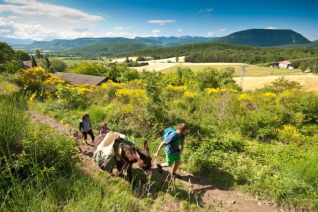 Randonnée avec âne France Alpes du Nord