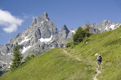 Randonnée à la pointe du Sciallet, dans le massif de Belledonne - Isère - France