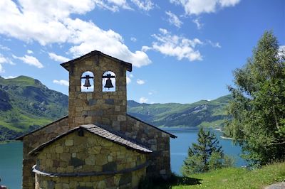 Chapelle du lac de Roselend - Savoie - France