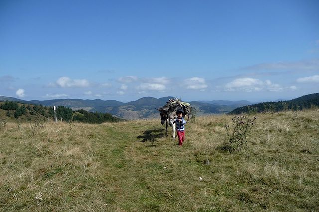 Randonnée avec âne France Pyrénées