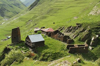 Le village de Pharsma - Touchétie - Géorgie