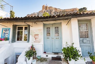 Quartier Anafiotika - Athènes - Grèce