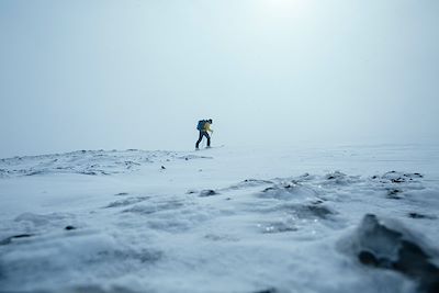 Ski de rando au nord de l'Islande
