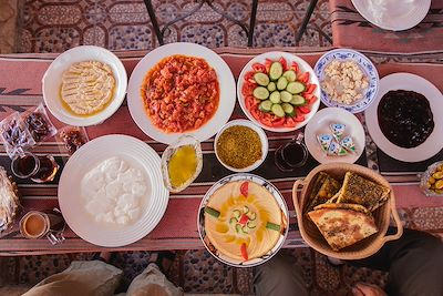 Petit déjeuner - Jordanie