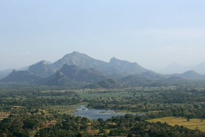 Vue depuis le rocher du Lion - Sigiriya - Sri Lanka