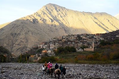 Village Aremd vers Imlil - Maroc