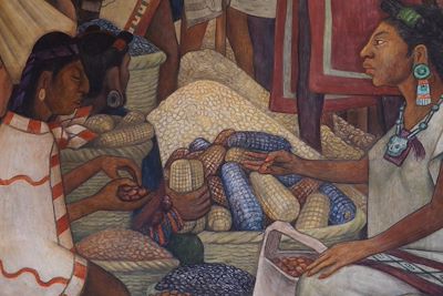 Fresque de Diego Riviera à Mexico - Mexique
