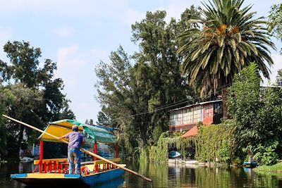 Quartier de Xochimilco à Mexico - Mexique