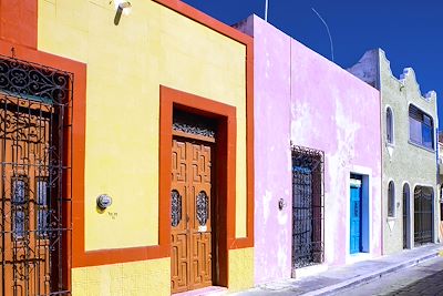  ville de Campeche, centre historique classé Patrimoine Mondial de l’UNESCO, Mexique