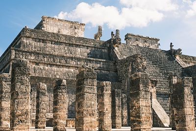 Ruines de la cité Maya Chichen Itza dans le Yucatan, Mexique