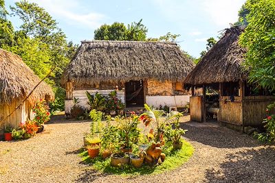 Maison traditionnelle Maya - Mexique