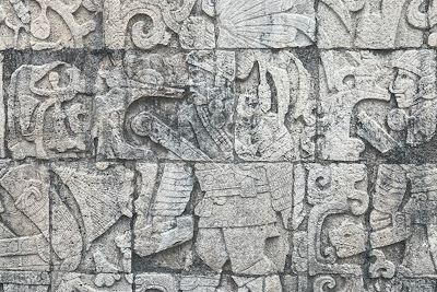 Gravures - Site archéologique Chichen Itza - Yucatan - Mexique