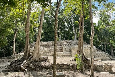 Site archéologique maya Ichkabal - Yucatan - Mexique