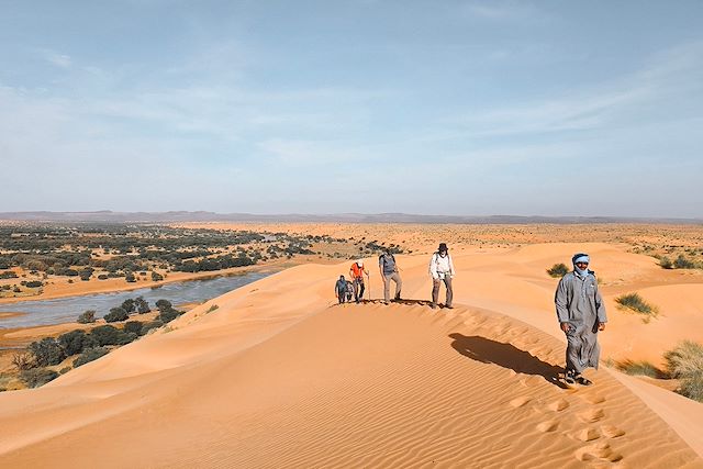 Randonnée avec chameau Mauritanie