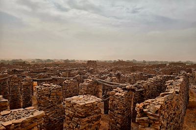 Maisons traditionnelles - Plateau du Tatang en Mauritanie