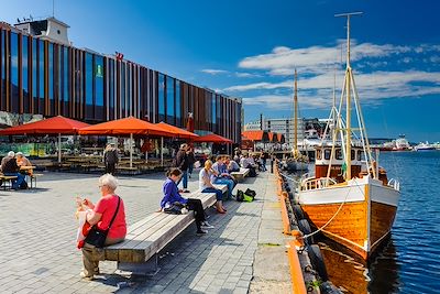 Marché aux poissonx de Bergen - Norvège