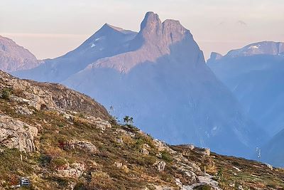 Vue depuis le sommet Nesaksla - Andalsnes - Norvège
