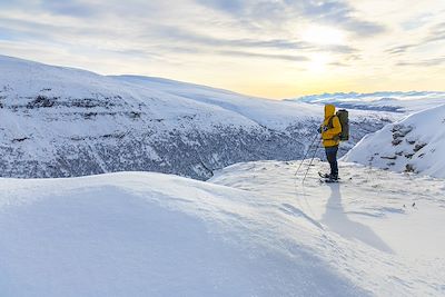 Randonnée à raquettes en Norvège