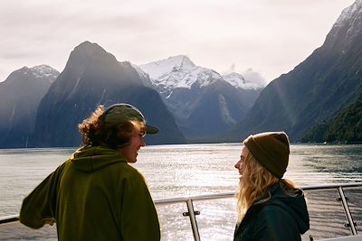 Balade en bateau dans les Fjords Milford Sound - Nouvelle Zelande