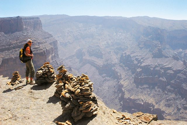 Randonnée Oman Canyon et oasis