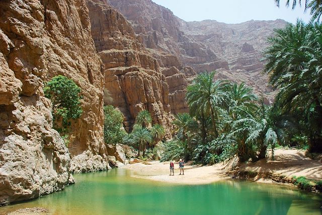 Randonnée Oman Canyon et oasis