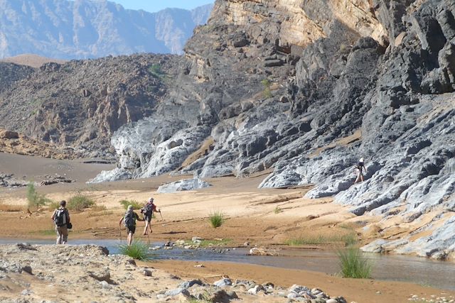 Randonnée Oman Canyon et oasis
