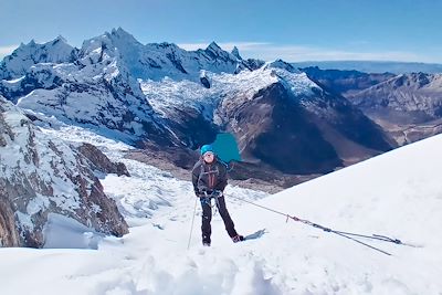 Descente en rappel - Alpamayo - Cordillère Blanche - Ancash - Pérou