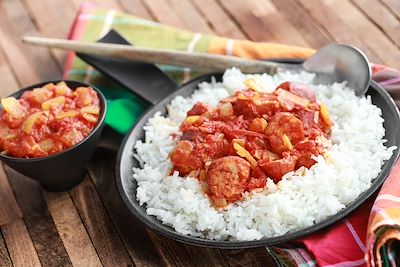 Rougail saucisses - La Réunion