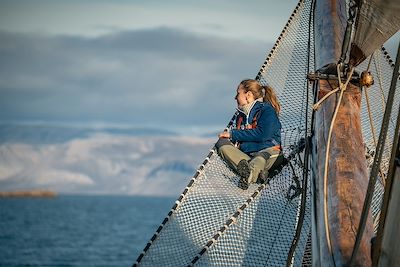 Navigation sur le Noorderlicht - Spitzberg - Norvège