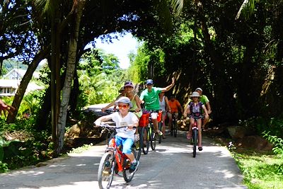 Journée de vélo à La Digue - Seychelles